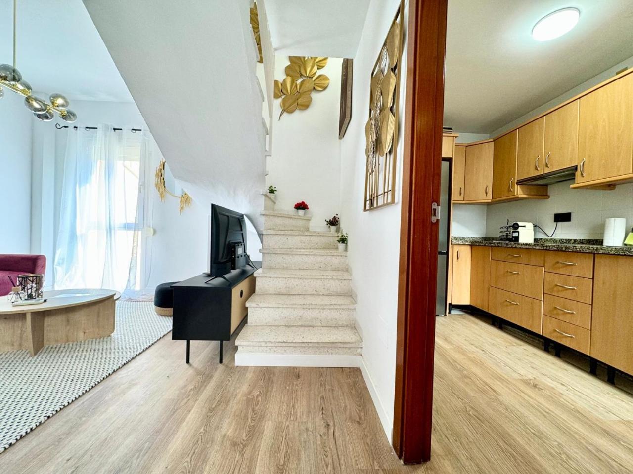 Historic Center Duplex With 3bd Ac & Parking Apartamento Málaga